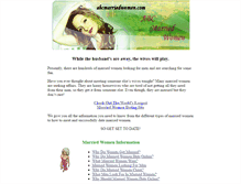 Tablet Screenshot of abcmarriedwomen.com